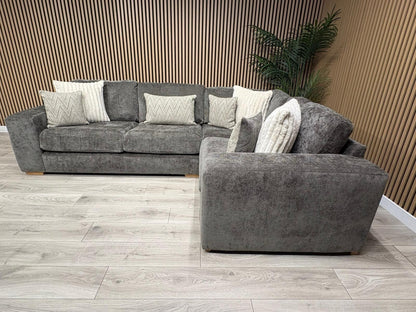 DFS Sample Pandora Fabric RHF 2c1 Corner Sofa RRP: £3295