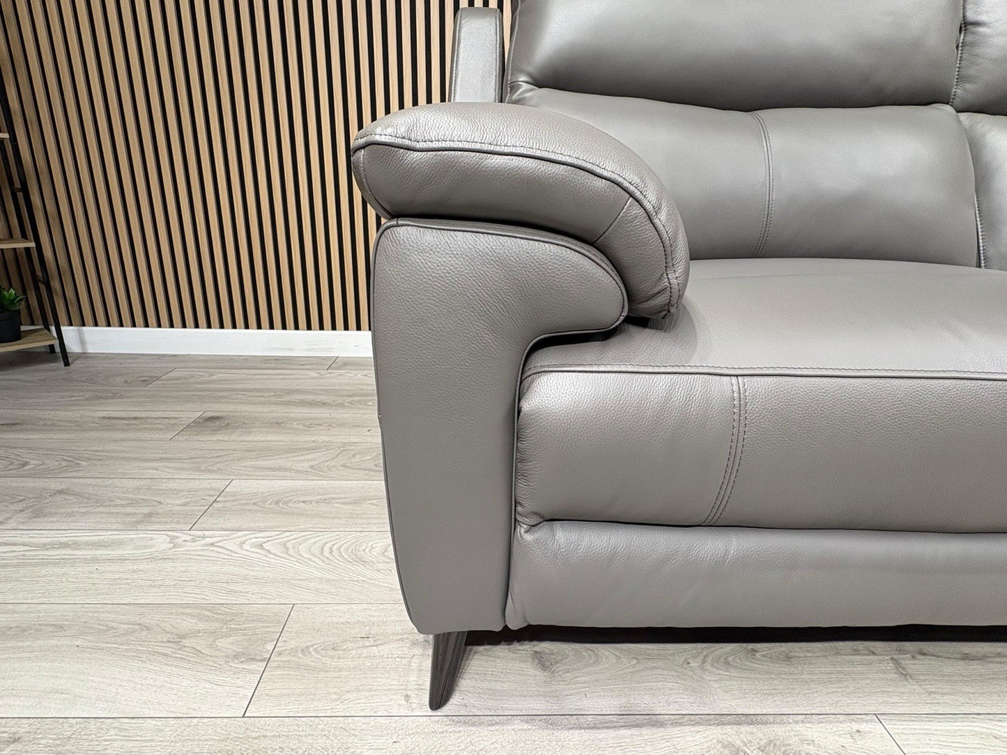 Furniture Village PANACHE Style Leather 3 + 2 Seater Power Recliner Sofa Set
