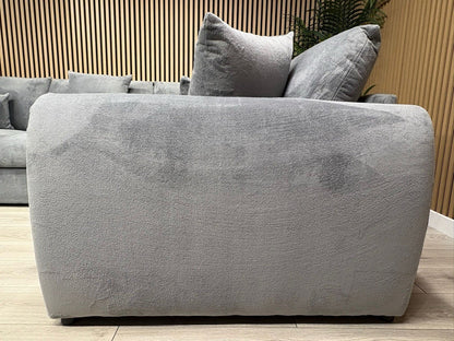 Sofology MARBLE ARCH Style Fabric RHF Corner Sofa, Grey - RRP £3,599