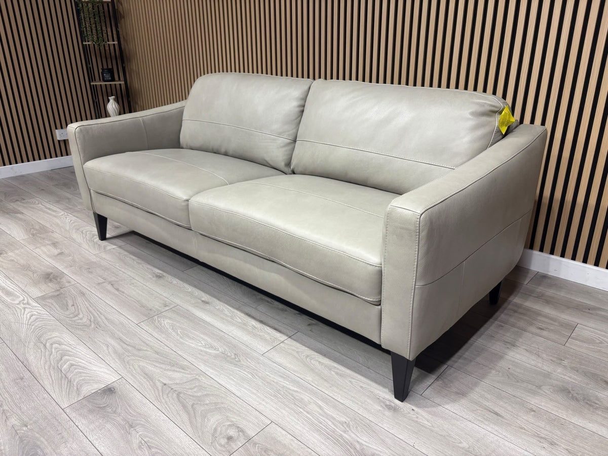 John Lewis BAILEY Style 3 Seater Leather Sofa RRP £2395