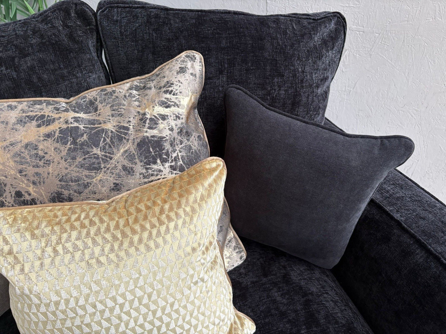 Sofology ROCOCO Fabric Love Seat Armchair / Chair, Verbier Jet - RRP £1599