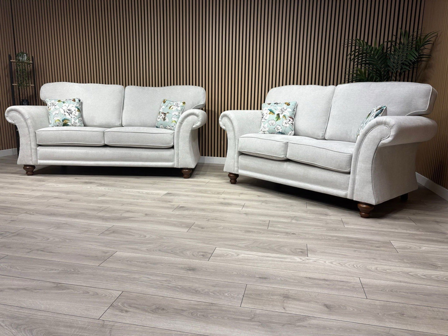 Furniture Village Grosvenor Fabric 3+2 Seater Sofa Set - RRP £2795