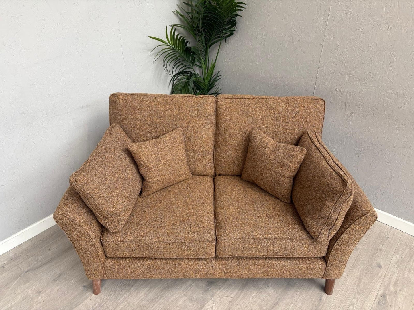 Westbridge DIXIE Small Fabric 2 Seater Sofa, Ochre - RRP £1,899