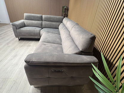 Furniture Village MOET Fabric 2 Corner 2 Power Recliner Sofa RRP £3295