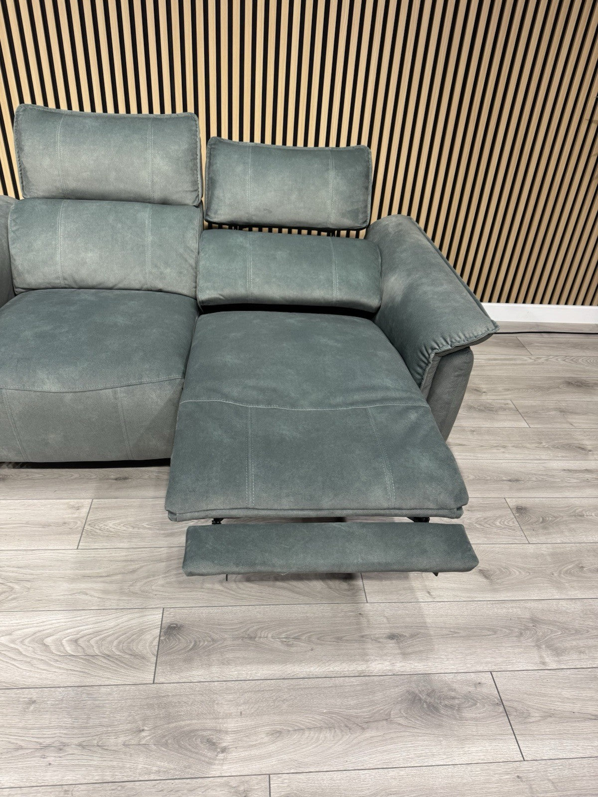Furniture Village JUDE Fabric 2 Seater Power Recliner Sofa, Fern - RRP £1,895
