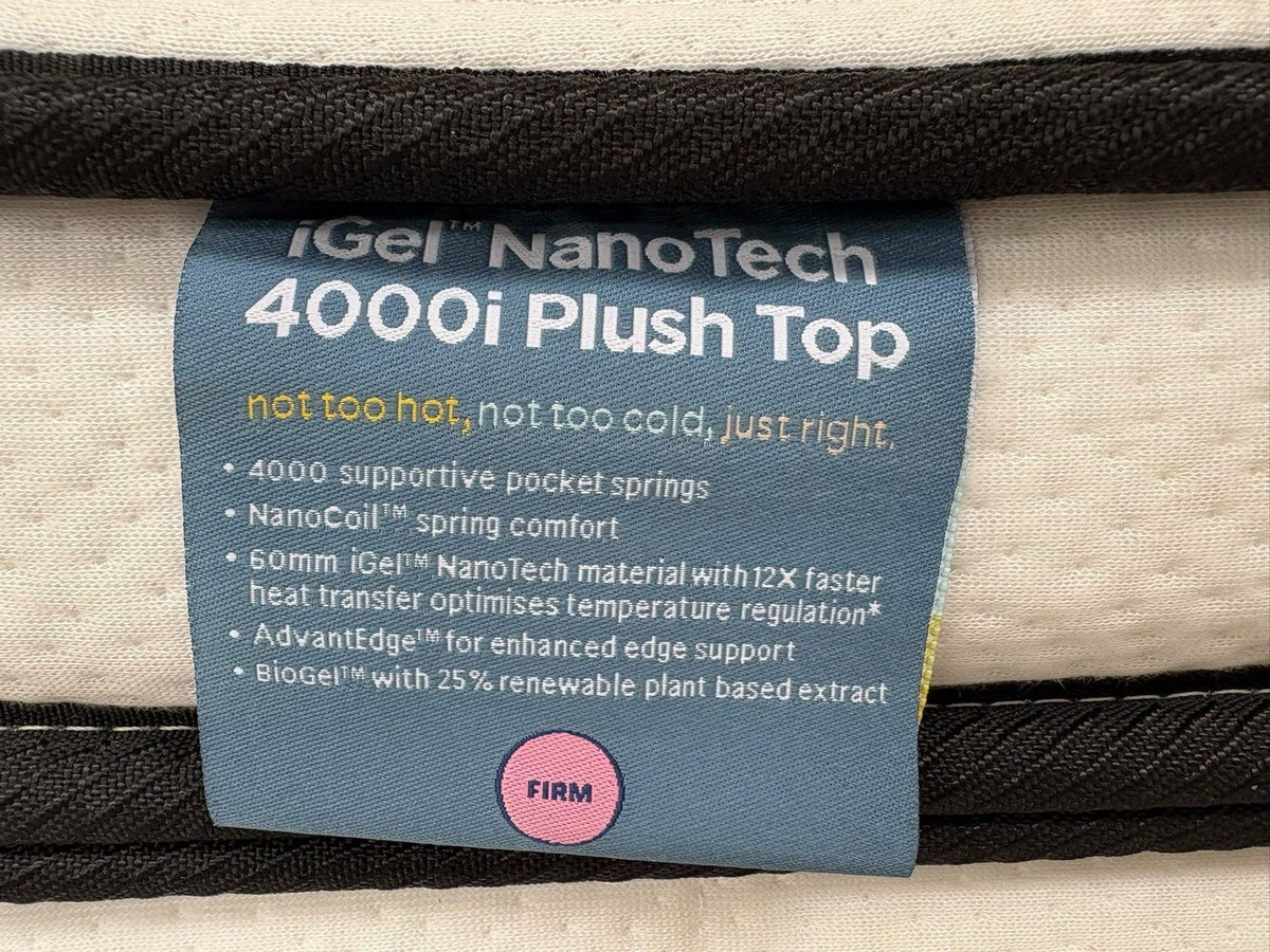 IGEL Nanotech 4000i 5ft Kingsize Mattress, Firm ( SEE PICTURES ) - RRP £1,899