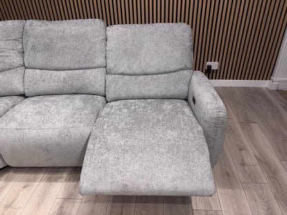 SOHO Fabric Modular 2 Corner 2 Console Sofa Set, Power Recliners - RRP £2,995