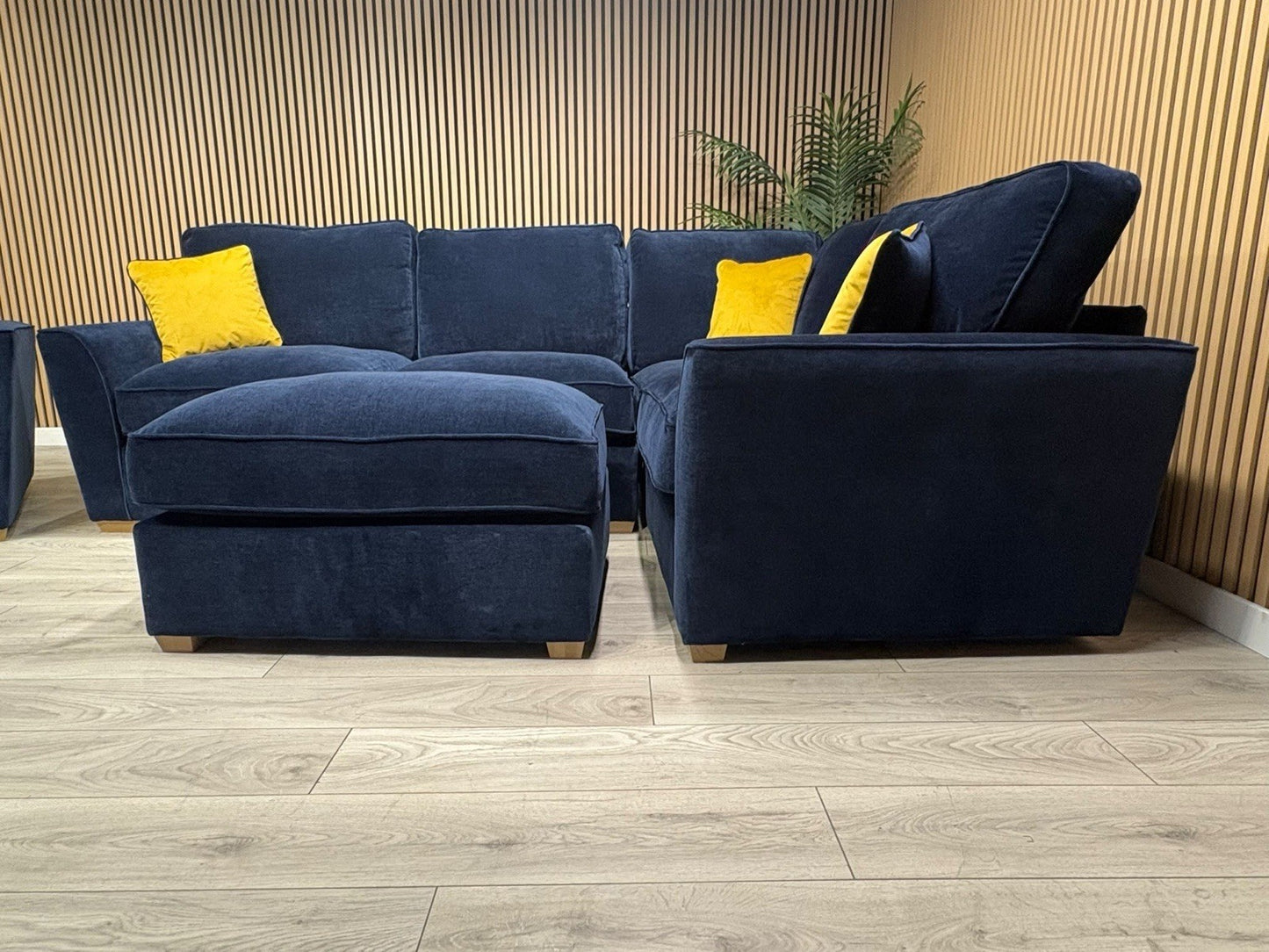 Furniture Village New Legend Corner + Footstool + Love Chair Set