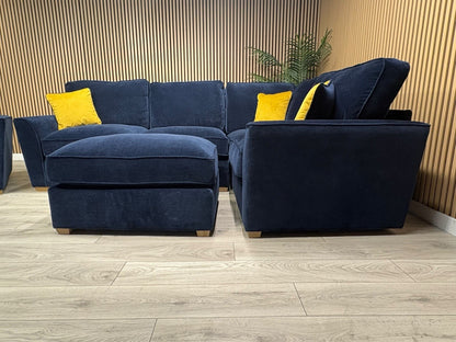 Furniture Village New Legend Corner + Footstool + Love Chair Set