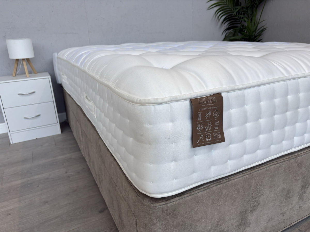 Staples and Co. Artisan Pure UTOPIA Mattress 5ft Kingsize, Firm - RRP £2,099