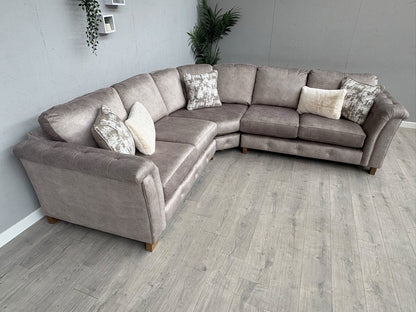 Furniture Village - Aura Large Classic Back Corner Sofa RRP - £3795
