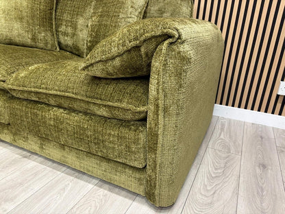 SOLICE Fabric 3 Seater + 2 Seater Sofa Set, Green - RRP £2,498