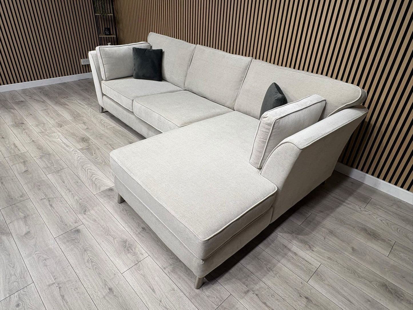 Furniture Village SASHA Fabric Large RHF Chaise Corner Sofa - RRP £3,295