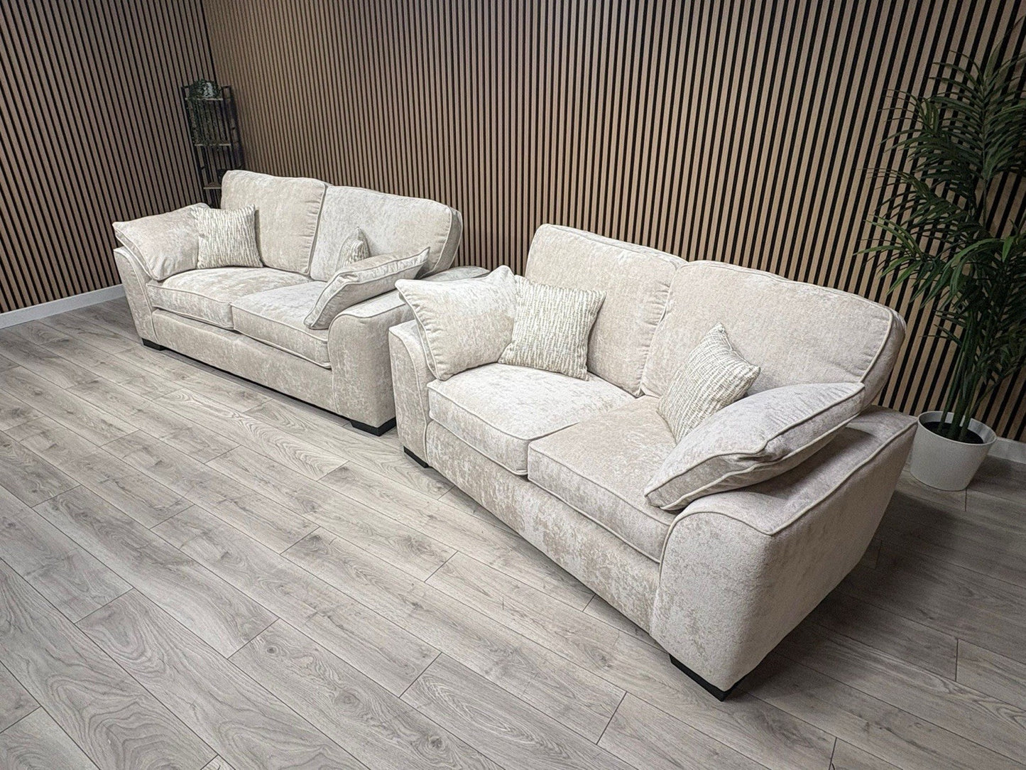 NEXT Stamford Style Fabric 3 Seater + 2 Seater Sofa Set - RRP £2450