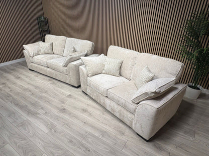 NEXT Stamford Style Fabric 3 Seater + 2 Seater Sofa Set - RRP £2450