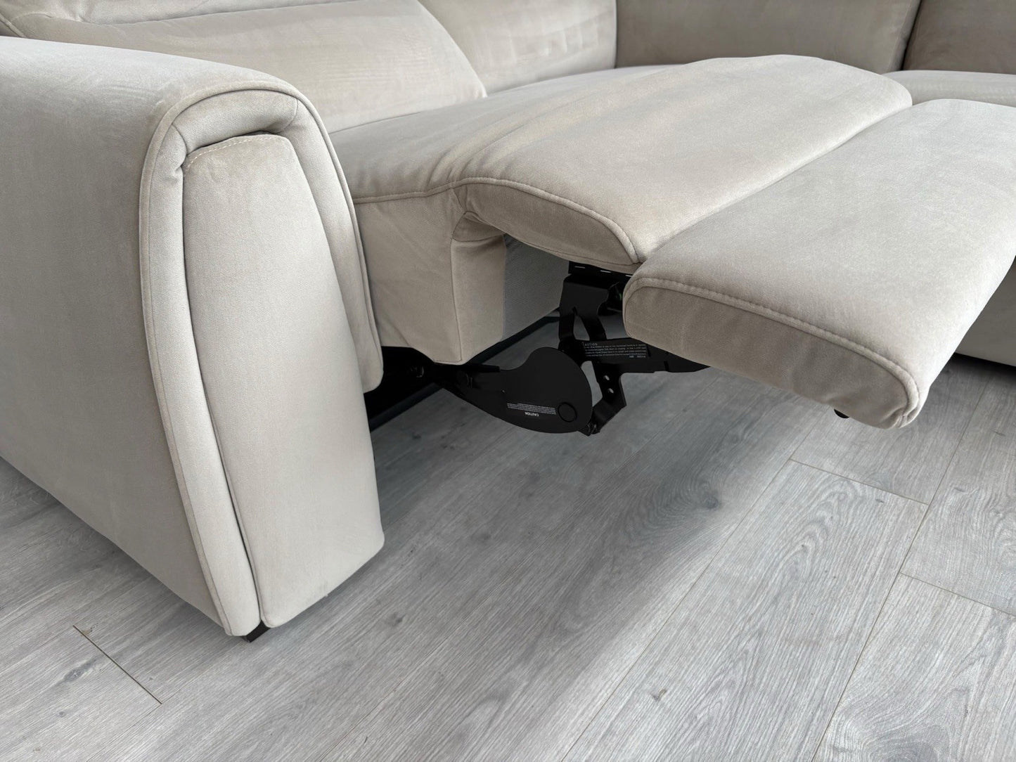 F.V Flex LHF Corner Sofa Bed with Power Recliner & Storage Arms - RRP £2945