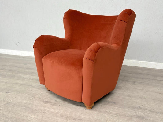 Westbridge BACHO Fabric Wingback Accent Chair / Armchair - RRP £899