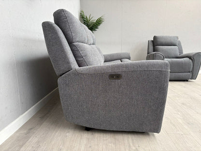 DFS Gilford 3 Seater Sofa + Armchair Power Recliner Sofa Set - RRP £1,748