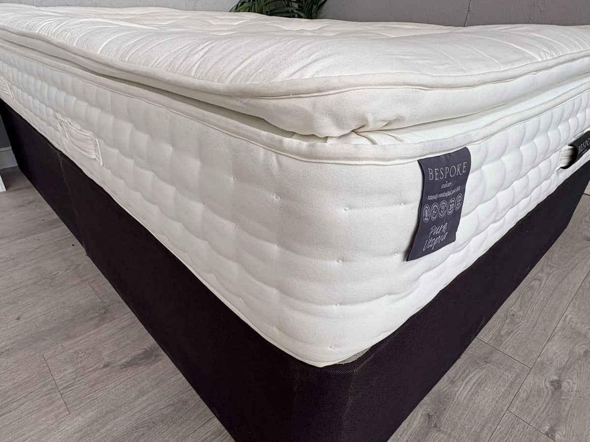 Staples Bespoke Pure UTOPIA Pillowtop 5ft Kingsize Mattress, Medium - RRP £1,699