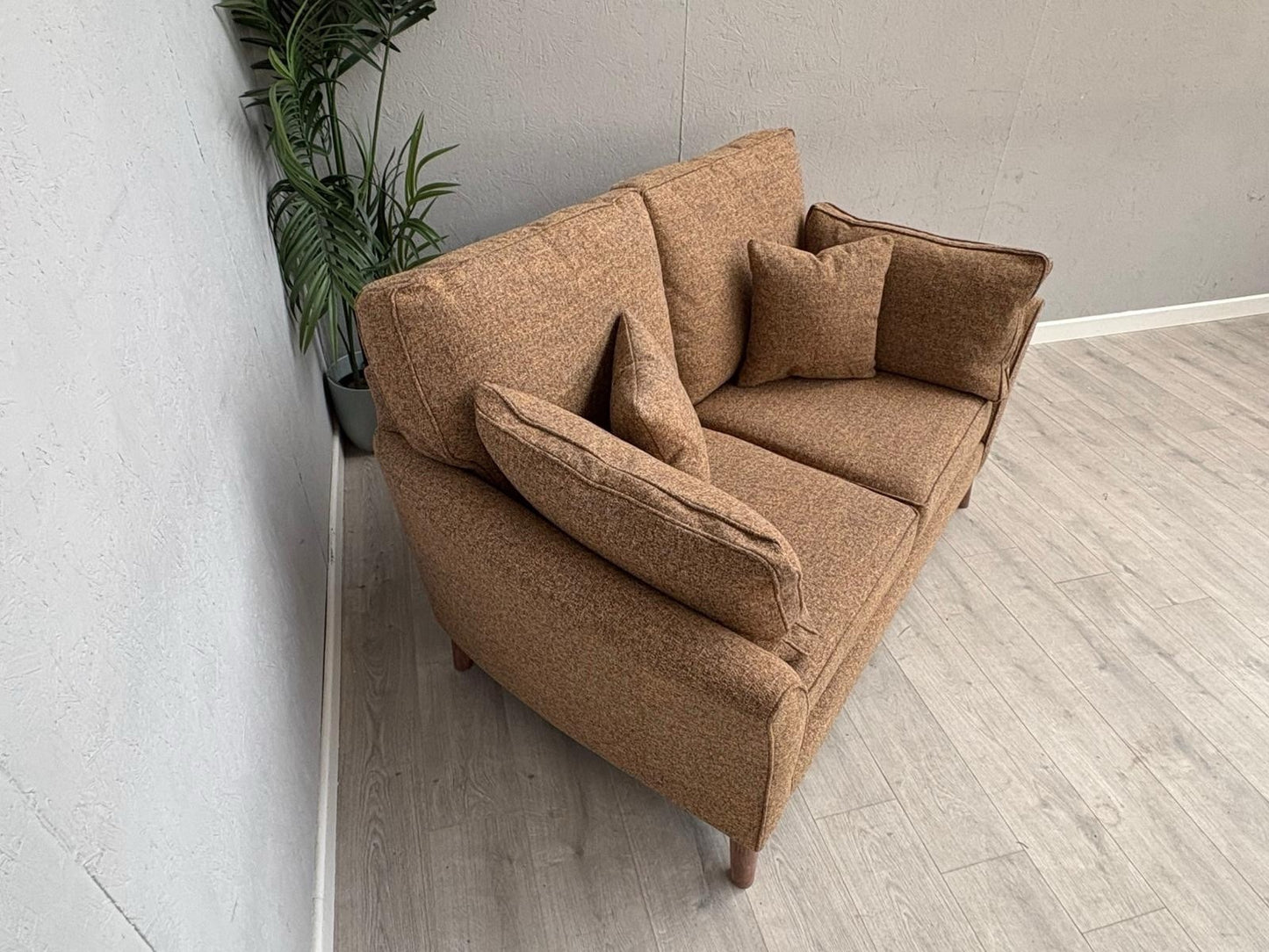 Westbridge DIXIE Small Fabric 2 Seater Sofa, Ochre - RRP £1,899