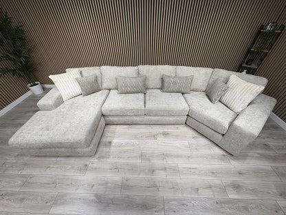 DFS Sample - Pandora LHF Large Chaise Corner Sofa - RRP: £3495