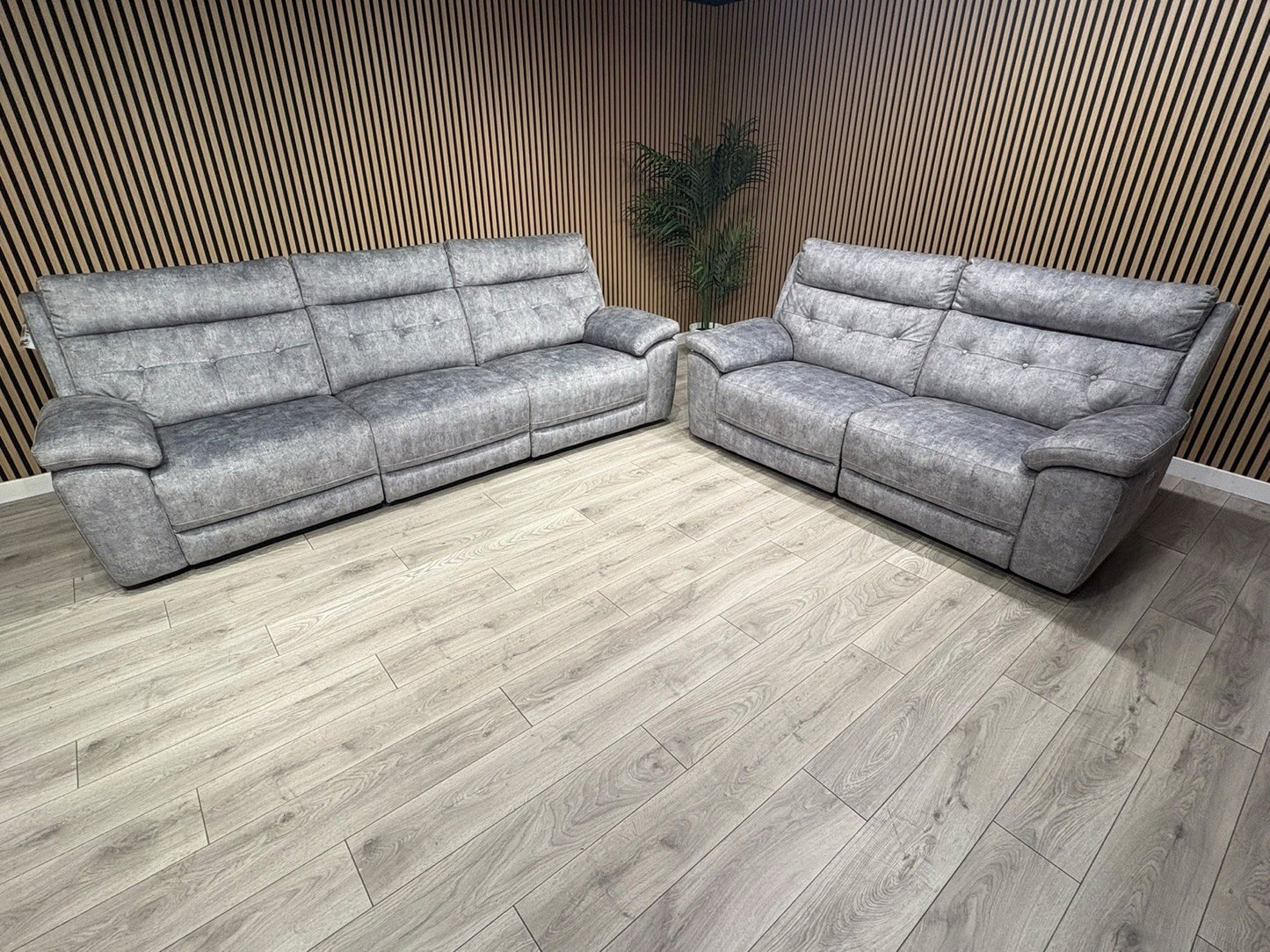 SCS Belford 3+3 Seater Power Recliner Sofa Set with Head Tilt - RRP £2698