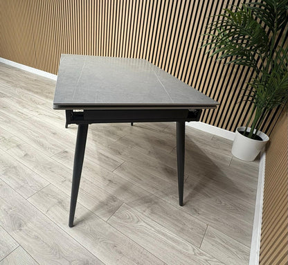 NEXT Sample - Verona Slate Effect Extendable Dining Table  - RRP £599