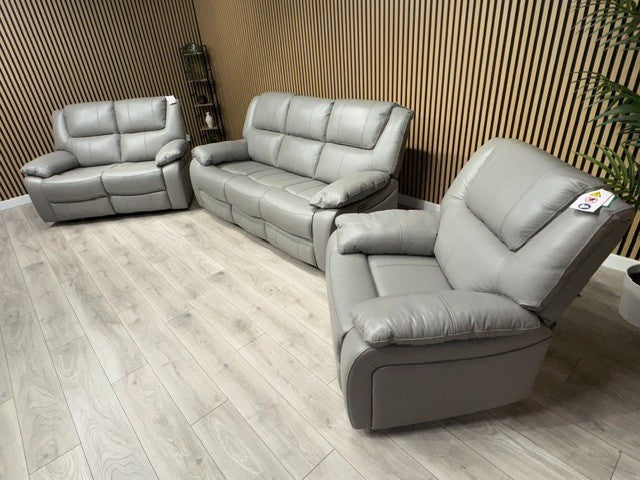 KNOLE Grey Leather Power Recliner Sofa/Chair - Different Combinations Available