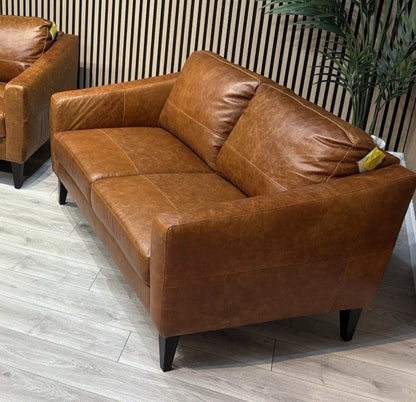 John Lewis BAILEY Style Leather 2 Seater Sofa