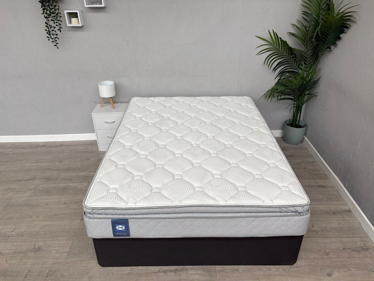 Sealy Advantage Sapphire Geltex Pillow 5ft Kingsize Mattress, Medium - RRP £869