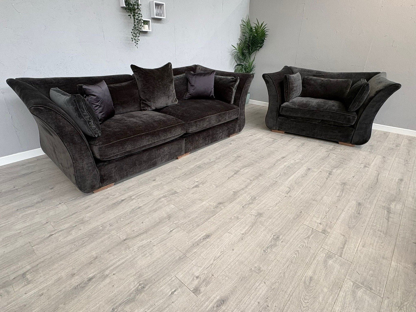 Sofology Westbridge OPERA Fabric Large 4 Seater Sofa + Snuggler Chair, RRP £4598