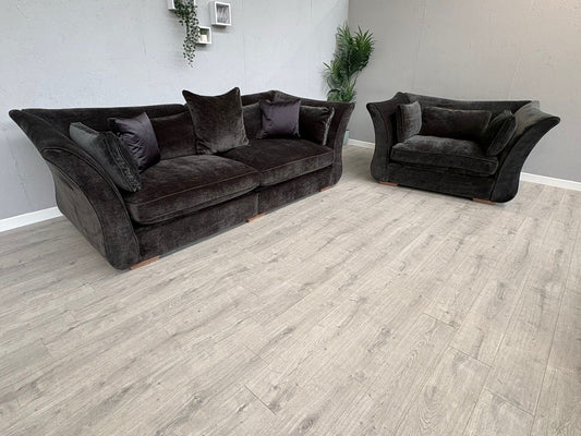 Sofology Westbridge OPERA Fabric Large 4 Seater Sofa + Snuggler Chair, RRP £4598