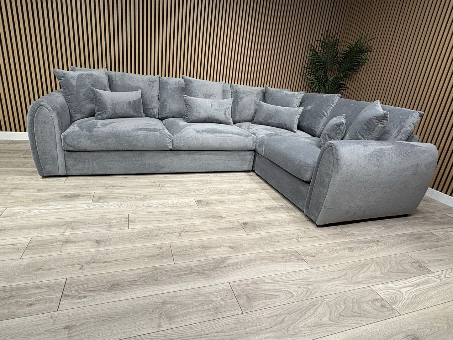 Sofology MARBLE ARCH Style Fabric RHF Corner Sofa, Grey - RRP £3,599