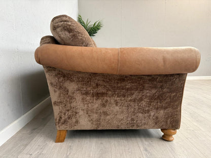 Alexander & James 3 Seater Fabric/Leather Sofa RRP: £2000