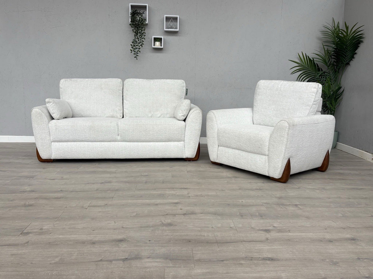 DFS Elana Fabric 3 Seater Sofa and Armchair Set RRP £1298