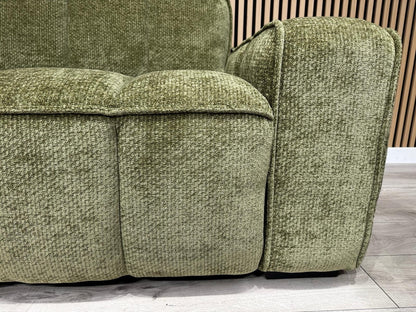 PARIS Fabric 3 Seater + 2 Seater Sofa Set, Olive - RRP £2,578
