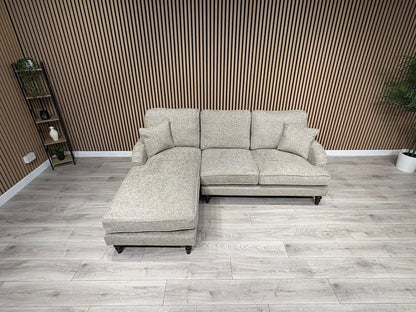 Laura Ashley LYNDEN Style Fabric 3 Seater LHF Chaise Corner Sofa - RRP £2625