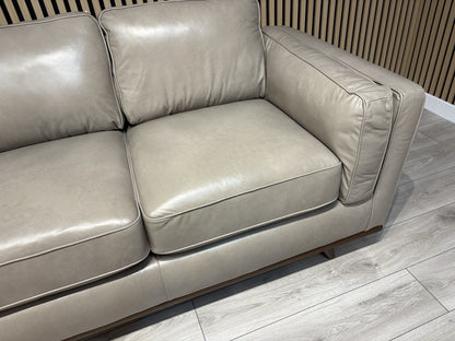 John Lewis Sample VALENCIA 3 Seater + Armchair Leather Sofa Set - RRP £4,198