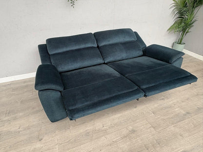 Furniture Village UTAH Fabric 3 Seater Power Recliner, Lumbar Sofa - RRP £1,995