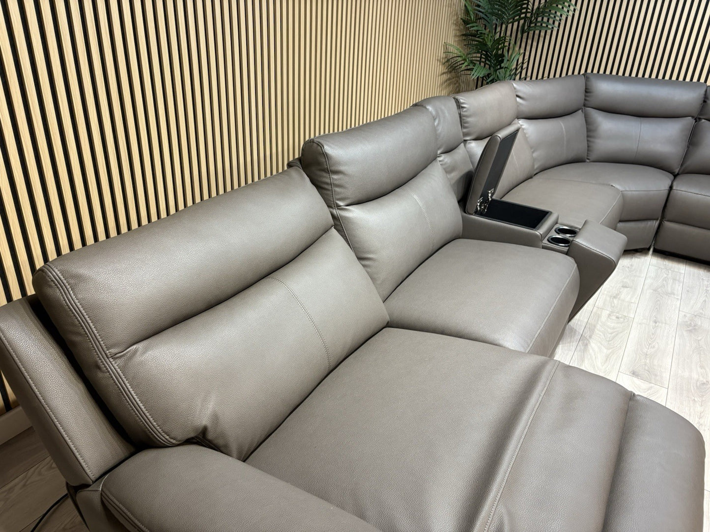 ScS - MAVERICK Fabric XL Modular 3 Corner 2 Sofa, Power Recliners - RRP £3,999