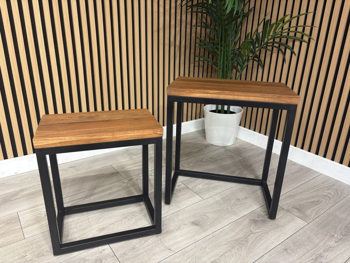 NEXT Sample - New Bronx nest of two tables - RRP: £269
