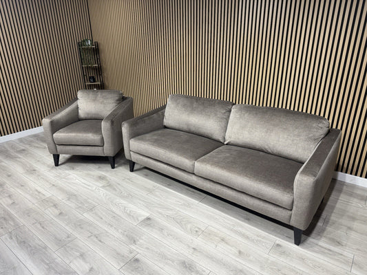 John Lewis BAILEY Style Fabric 3 Seater + Armchair Set - RRP £2995