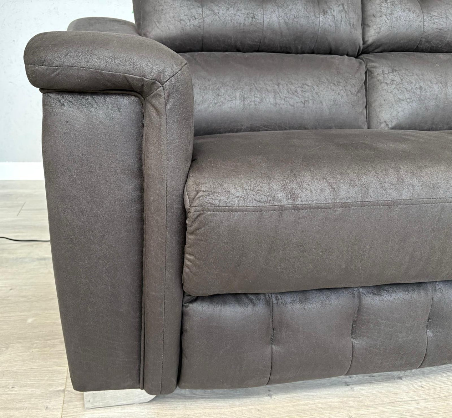 DFS - La-Z-Boy NEW HOLLYWOOD Fabric 2 Seater Sofa + Cuddler Armchair, Power