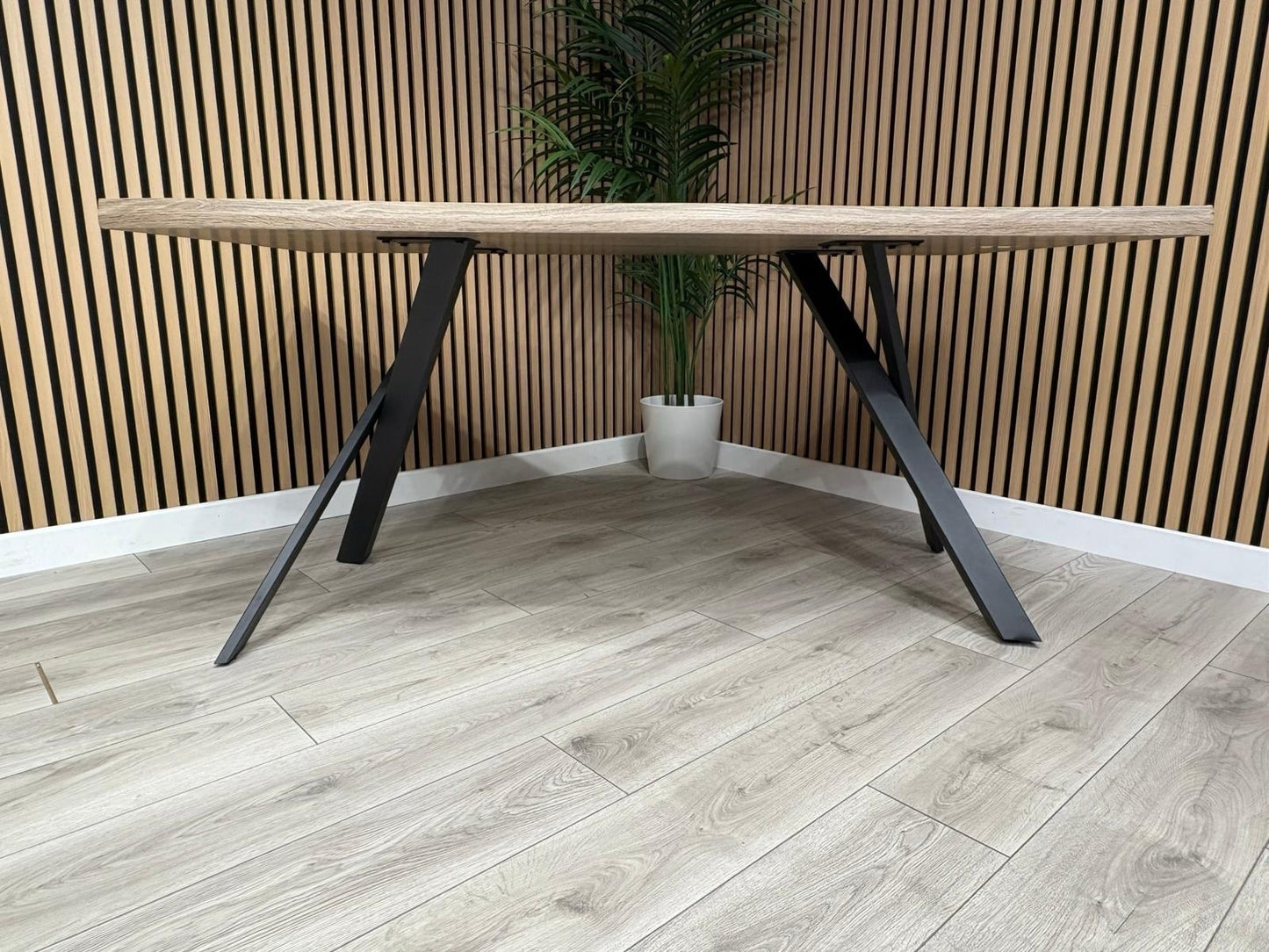 NEXT Sample - RIGA Industrial Dining Table  - RRP £599