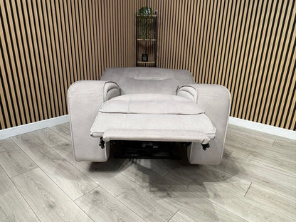 DFS - EXCALIBUR Fabric Power Recliner Armchair - RRP £1,299