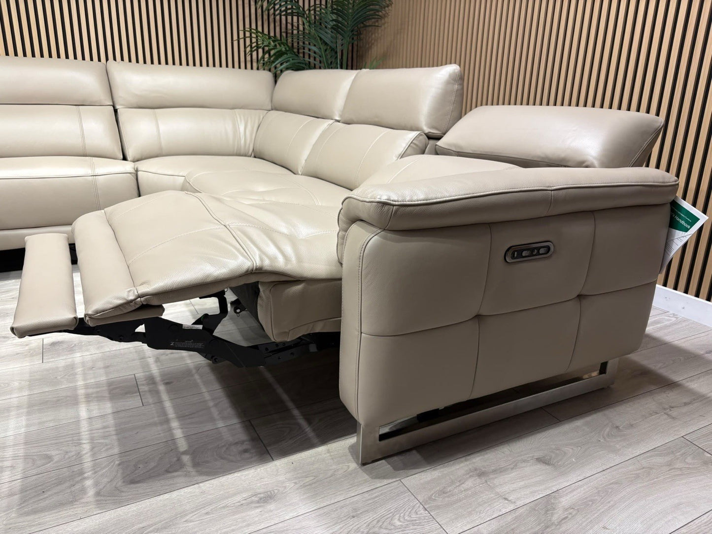 Furniture Village MOET Large Leather Power Recliner Corner Sofa - RRP £4,495