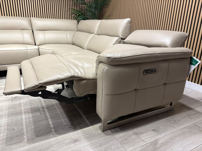 Furniture Village MOET Large Leather Power Recliner Corner Sofa - RRP £4,495