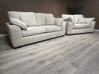NEXT Stamford Style Fabric 3 Seater + 2 Seater Sofa Set - RRP £2450