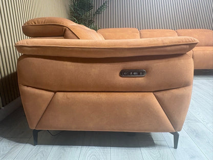Furniture Village MOET Style Large Fabric Power Recliner Corner - RRP £4,495
