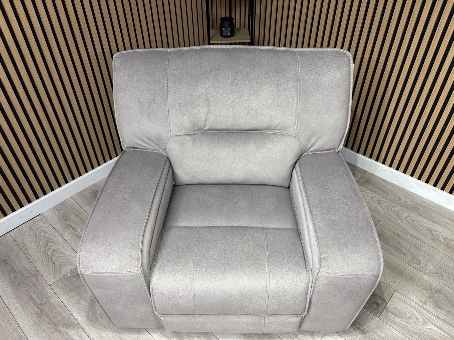 DFS - EXCALIBUR Fabric Power Recliner Armchair - RRP £1,299